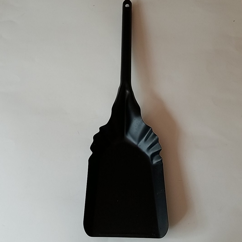 Fireplace Ash Shovel Hearth Pit Metal Black 19.5"